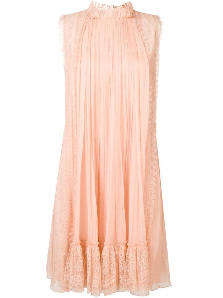 Alberta Ferretti Draped Mini Dress - Pink