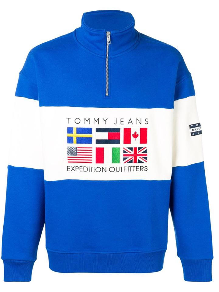 Tommy Jeans Expedition Half-zip Sweater - Blue