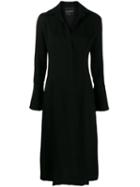 Erika Cavallini Long-sleeve Shirt Dress - Black
