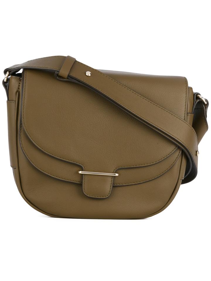 Tila March - Garance Satchel - Women - Leather - One Size, Green, Leather