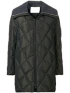 Fabiana Filippi Diamond Quilted Short Coat - Black