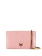 Gucci Gucci Signature Shoulder Bag - Pink
