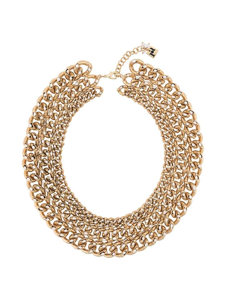 Rosantica Ingranaggio Pearls Necklace - Gold