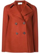 Harris Wharf London Straight-fit Peacoat - Orange
