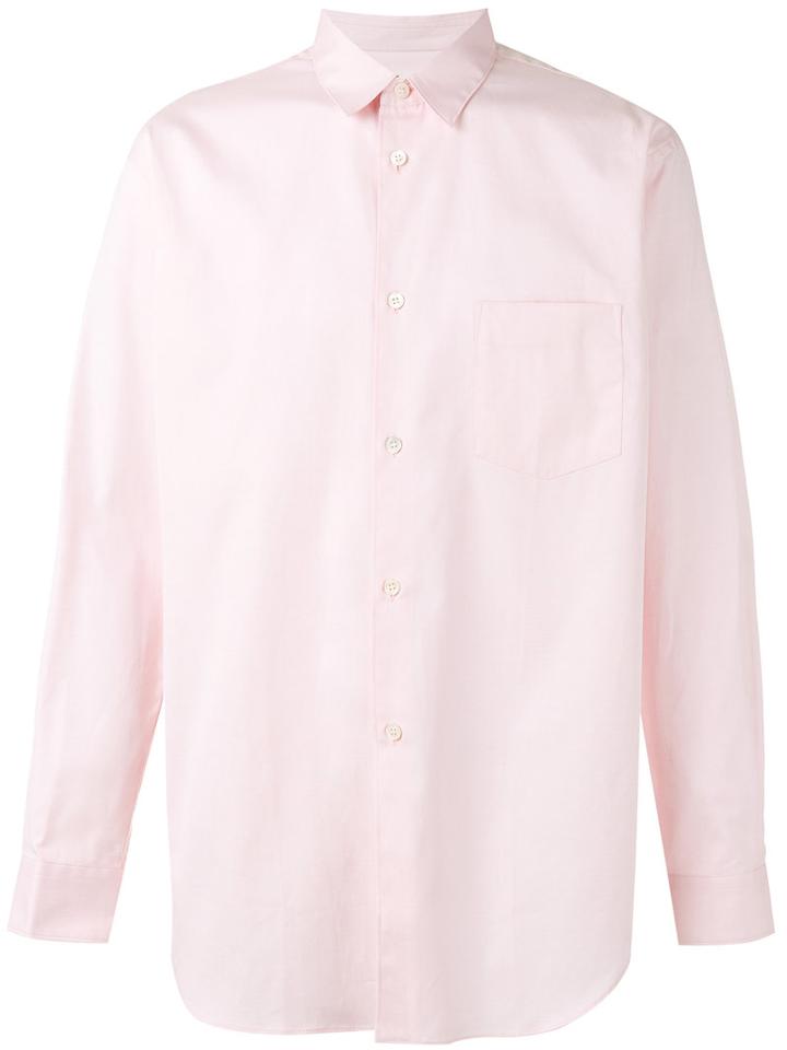 Comme Des Garçons Shirt Double Button Shirt, Men's, Size: Xl, Pink/purple, Cotton