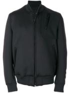Y-3 Classic Ribbed Neck Bomber Jacket - Black