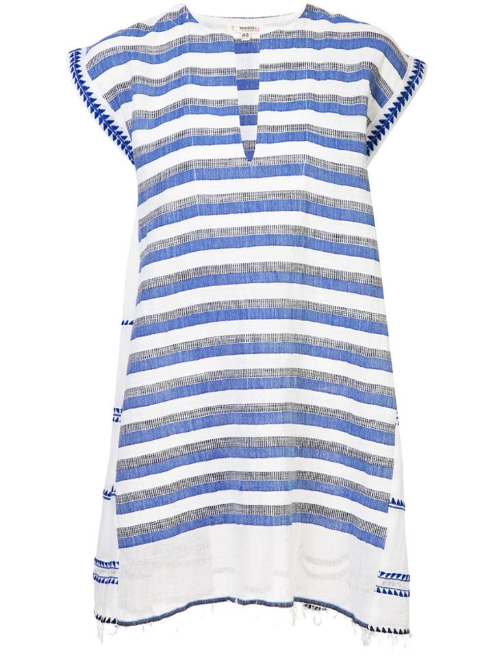 Lemlem Lulu Caftan Dress - Blue