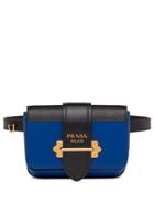 Prada Cahier Belt Bag - Blue