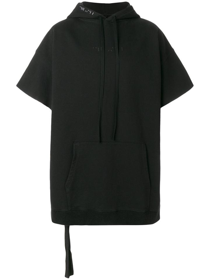 Unravel Project Short Sleeved Hoody - Black
