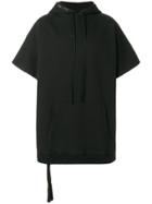 Unravel Project Short Sleeved Hoody - Black