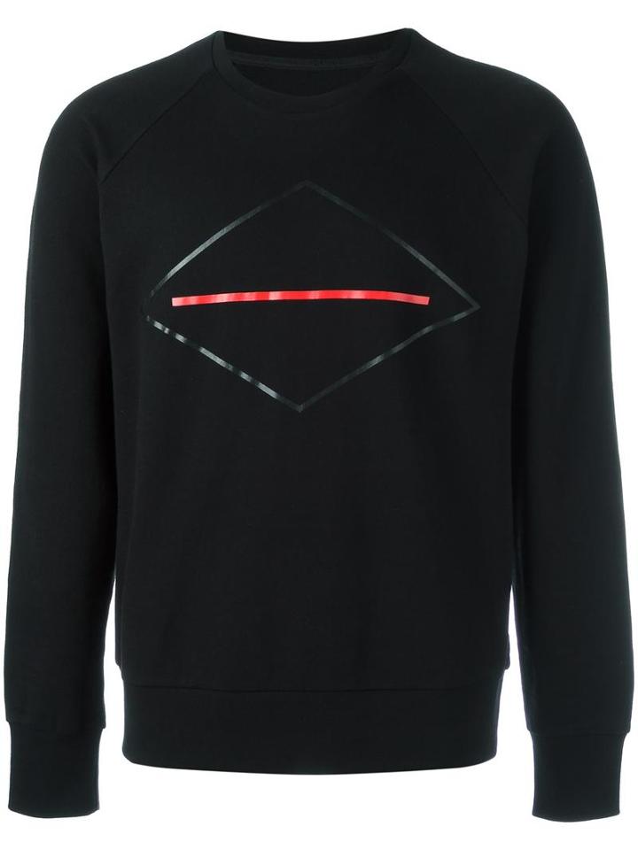 Rag & Bone Symbol Print Sweatshirt, Men's, Size: Small, Black, Cotton