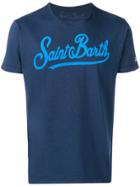 Mc2 Saint Barth Logo Print T-shirt - Blue