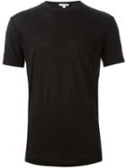 James Perse Round Neck T-shirt, Men's, Size: 2, Black, Cotton