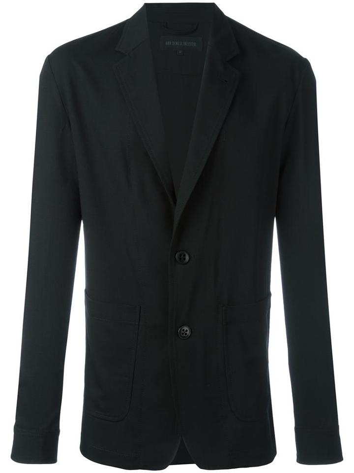 Ann Demeulemeester Grise Summer Jacket, Men's, Size: Medium, Black, Wool/polyamide