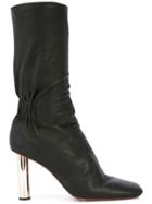 Proenza Schouler Ruched Nappa High Boots - Black