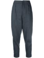 Isabel Marant Neyo Trousers, Size: 36, Grey, Silk/linen/flax/viscose/spandex/elastane