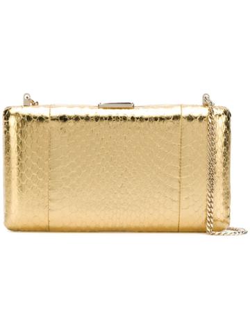 Jimmy Choo Clemmie Clutch Bag - Gold