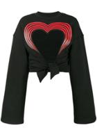 Y / Project Cutout Heart Sweatshirt - Black
