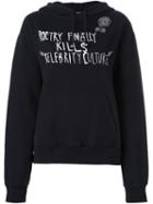 Each X Other 'punk Poetry' Hoodie, Women's, Size: Medium, Black, Cotton