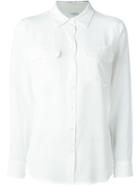 Equipment Chest Pocket Shirt, Women's, Size: L, White, Silk