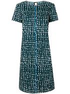 Marni Polka Dot Print T-shirt Dress - Blue