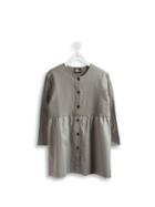 Lost And Found Kids Panelled Dress, Girl's, Size: 8 Yrs, Grey