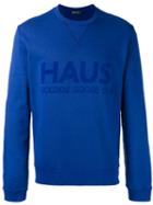 Haus By Ggdb - Printed Sweatshirt - Men - Cotton - M, Blue, Cotton