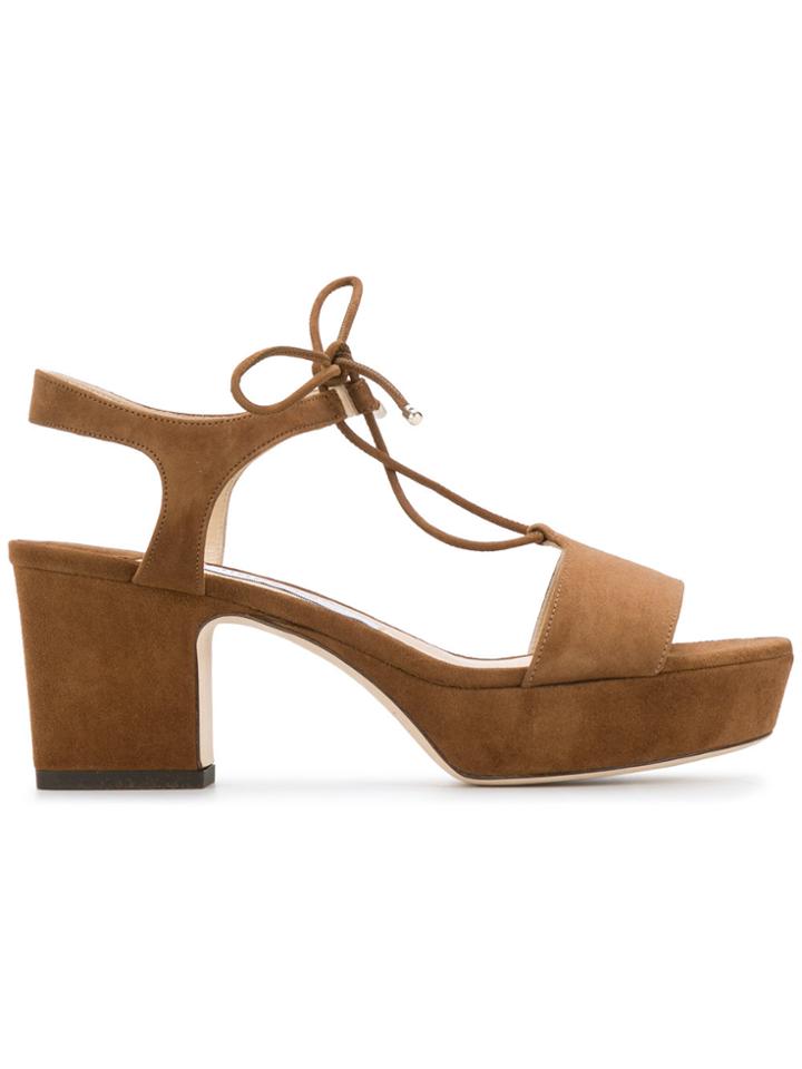 Jimmy Choo Belize 65 Sandals - Brown