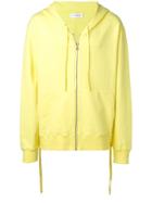 Faith Connexion Oversized Zip Front Hoodie - Yellow