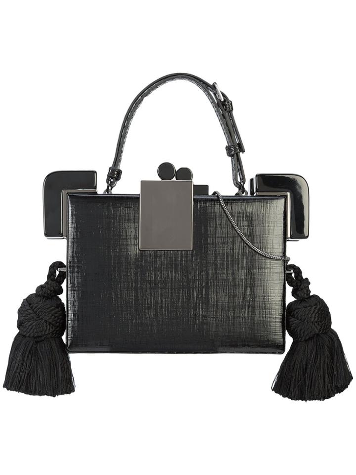 Tonya Hawkes Tassel Clutch - Black