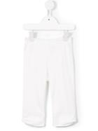 Familiar - Hem Detail Trousers - Kids - Cotton/nylon/polyurethane - 5 Yrs, White