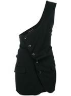 Comme Des Garçons Vintage Single Shoulder Deconstructed Waistcoat -