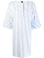 Lorena Antoniazzi Striped Shirt Dress - White