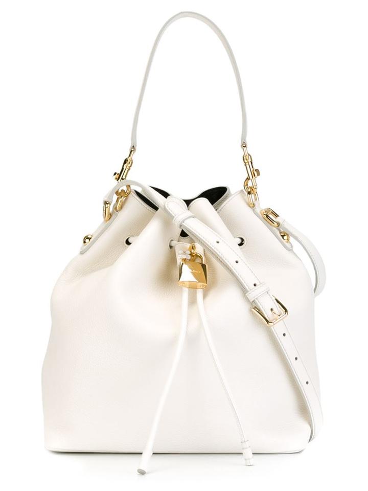 Dolce & Gabbana 'claudia' Bucket Shoulder Bag, Women's, White