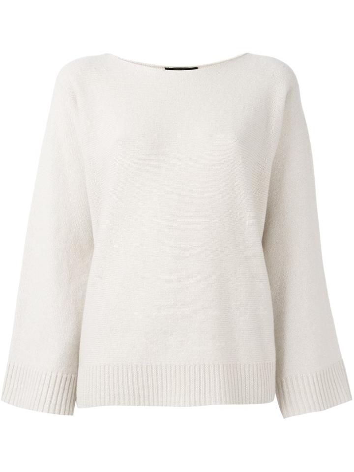 The Row Cashmere Boat Neck Jumper, Women's, Size: Small, Nude/neutrals, Cashmere