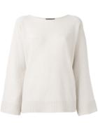 The Row Cashmere Boat Neck Jumper, Women's, Size: Small, Nude/neutrals, Cashmere