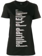 Philipp Plein Crystal Embellished Logo T-shirt - Black