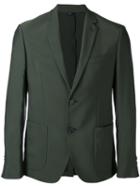 Fendi - Classic Blazer - Men - Cupro/viscose - 50, Green, Cupro/viscose