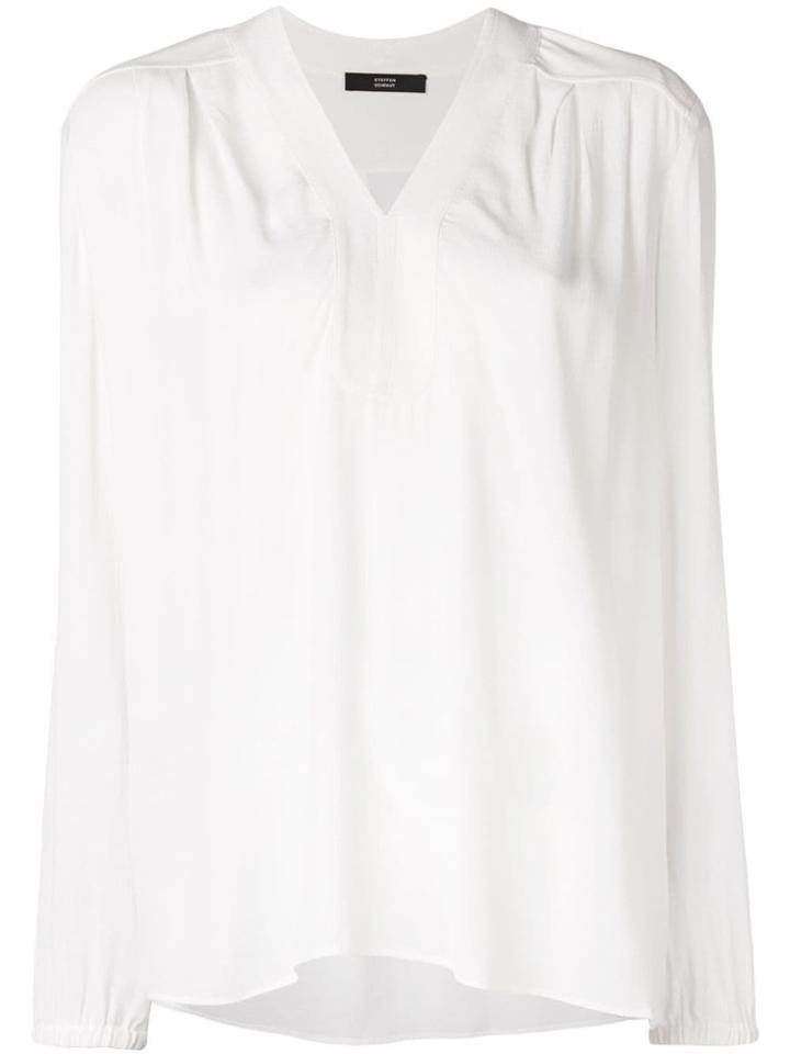 Steffen Schraut V-neck Blouse - White
