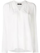 Steffen Schraut V-neck Blouse - White