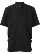 Comme Des Garçons Homme Plus Slit Detail Shirt, Men's, Size: S, Black, Cotton