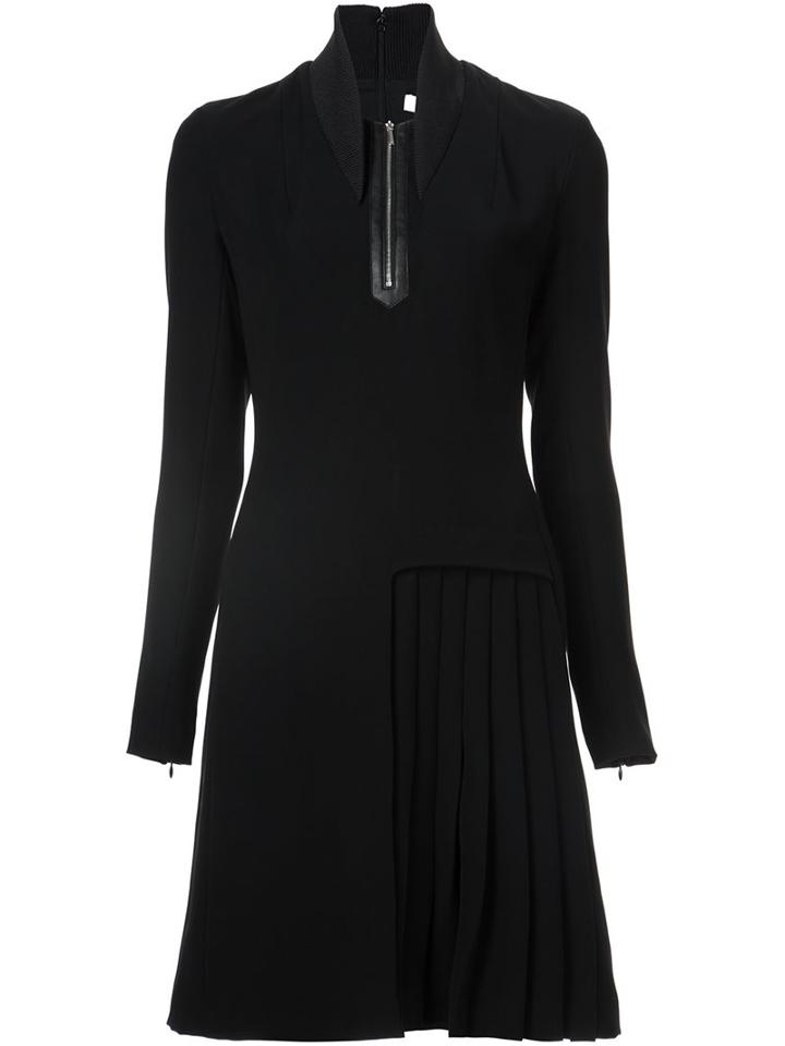 Mugler Zip Up Flared Dress