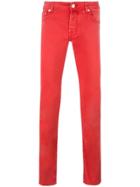Jacob Cohen Slim-fit Trousers - Red