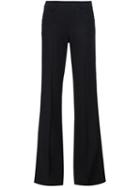 Derek Lam Flared Trousers, Women's, Size: 48, Black, Silk/acetate/viscose