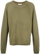 Faith Connexion Washed Effect Sweatshirt, Men's, Size: Medium, Green, Cotton
