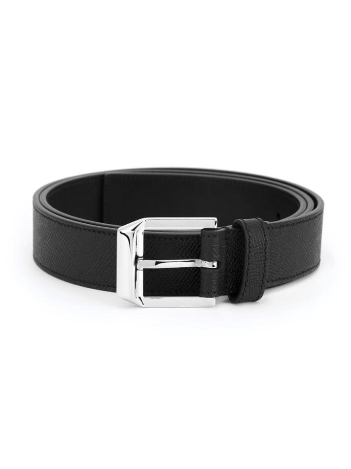 Givenchy Buckled Belt, Men's, Size: 85, Black, Leather
