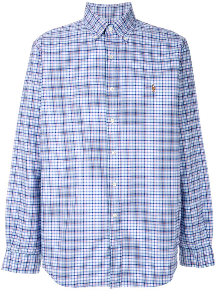 Polo Ralph Lauren Button-down Checked Shirt - Blue