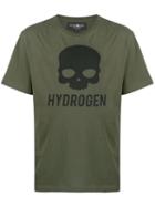 Hydrogen Printed Skull T-shirt - Green