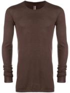 Rick Owens 100% Cashmere Sweater - Brown
