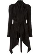 Masnada - Belted Pointy Jacket - Women - Viscose - 44, Black, Viscose